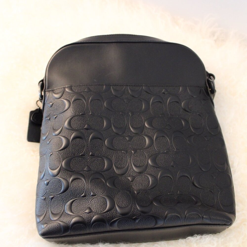 Black Coach Unisex Satchel Bag
